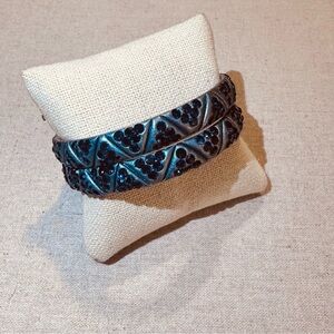 Chamak By Priya | Bracelet | Pair of Monotone Narrow Crystal